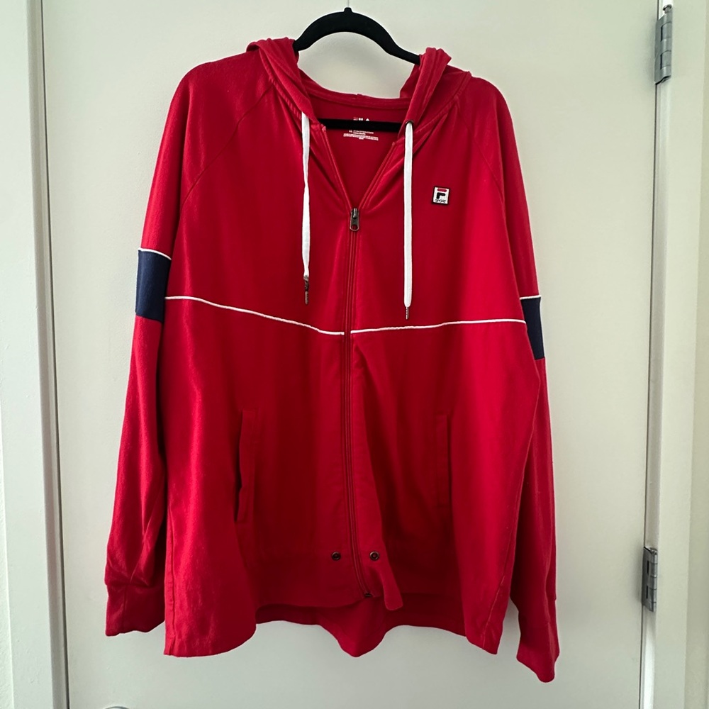 Fila zip up hoodie